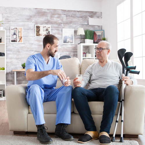 profissional homecare cortesia